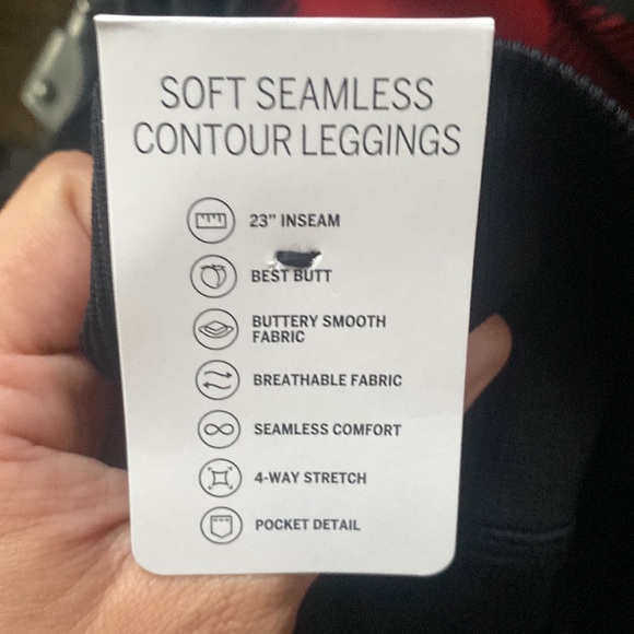 PINK Victoria’s Secret Seamless Classic Leggings Black - Picture 5 of 12